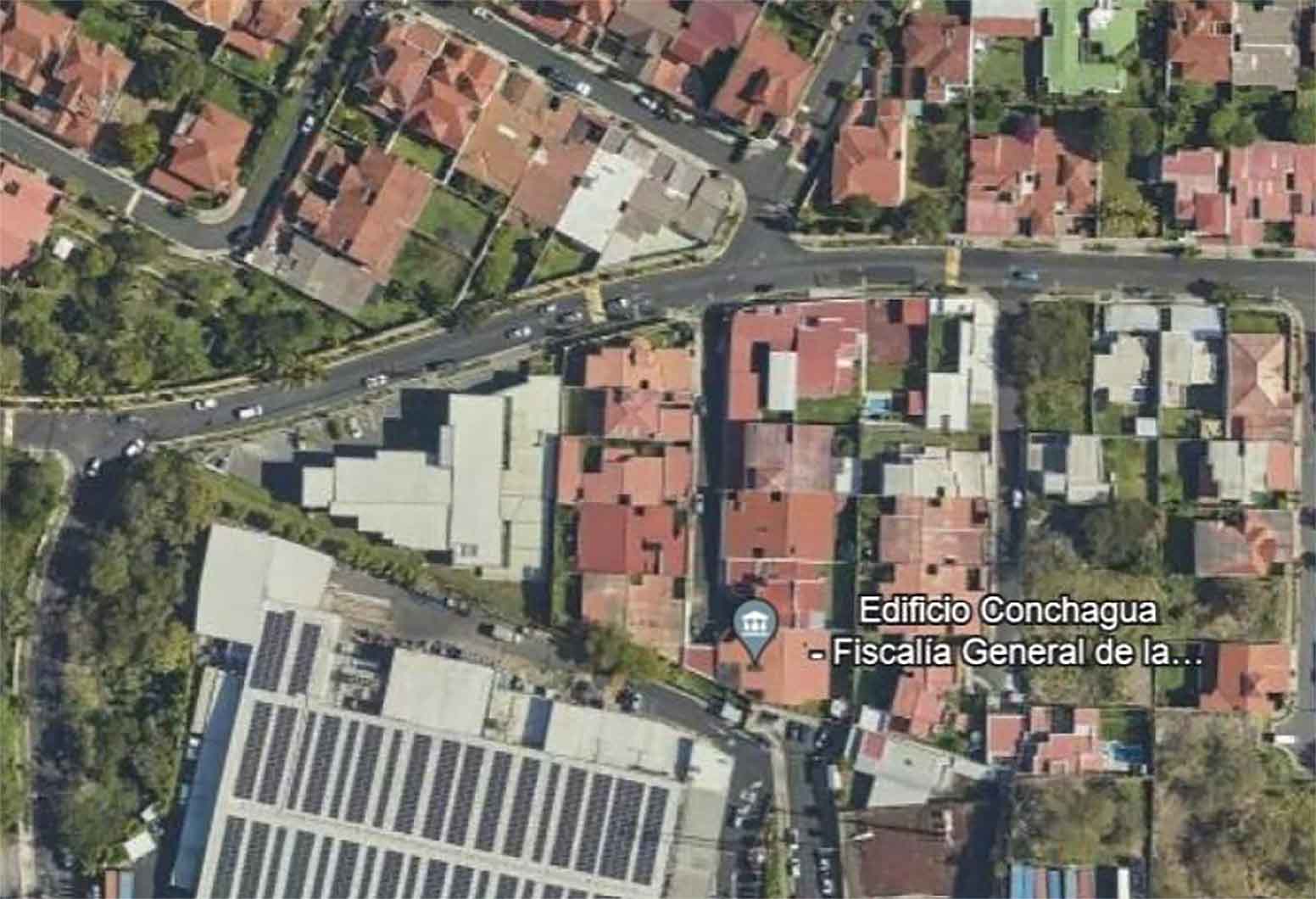 Vista aérea de la zona en la que el registro público ubica la segunda propiedad adquirida por los esposos Argueta- Ramos. Según el Registro, esta fue vendida a un tercero a inicios de 2024.