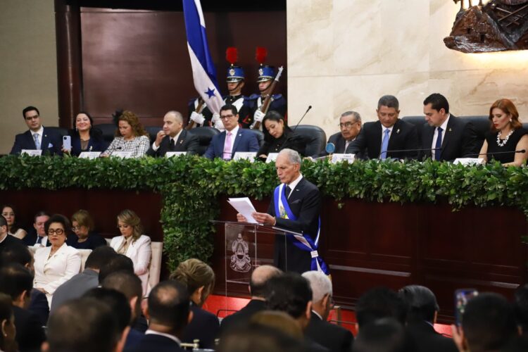 Imagen tomada de la Presidencia de Honduras.