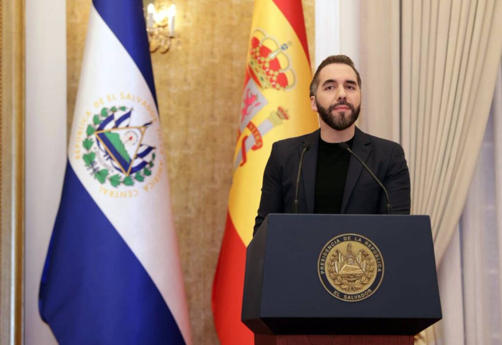 Imagen tomada de  redes oficiales de Casa Presidencial de El Salvador. 